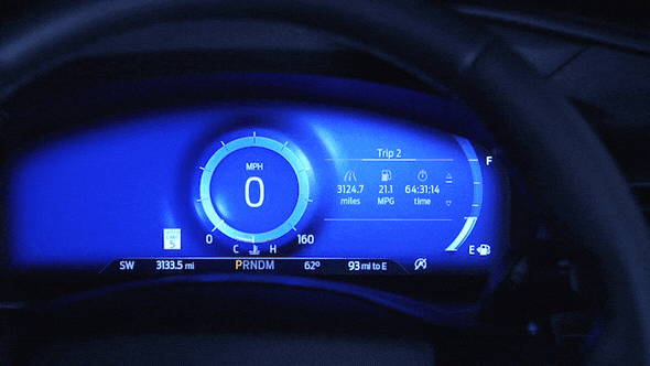 "Mindful Mode" Digital Cluster